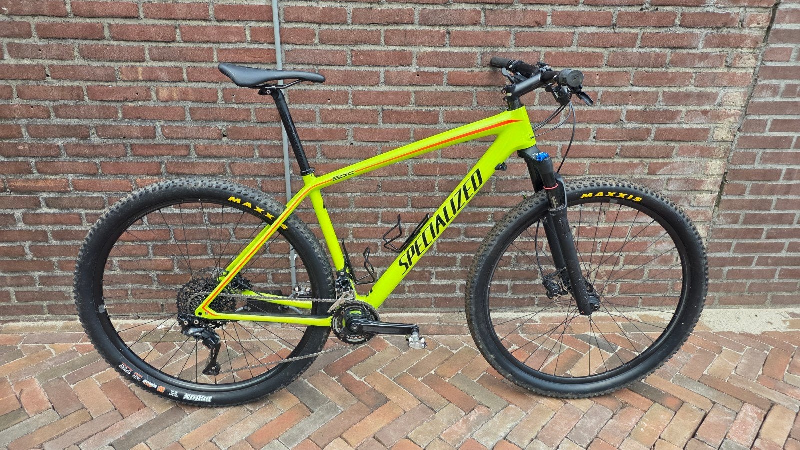 Specialized Epic HT carbon mountainbike maat L Shimano XT, Gebruikt, Hardtail, 49 tot 53 cm, Schijfrem