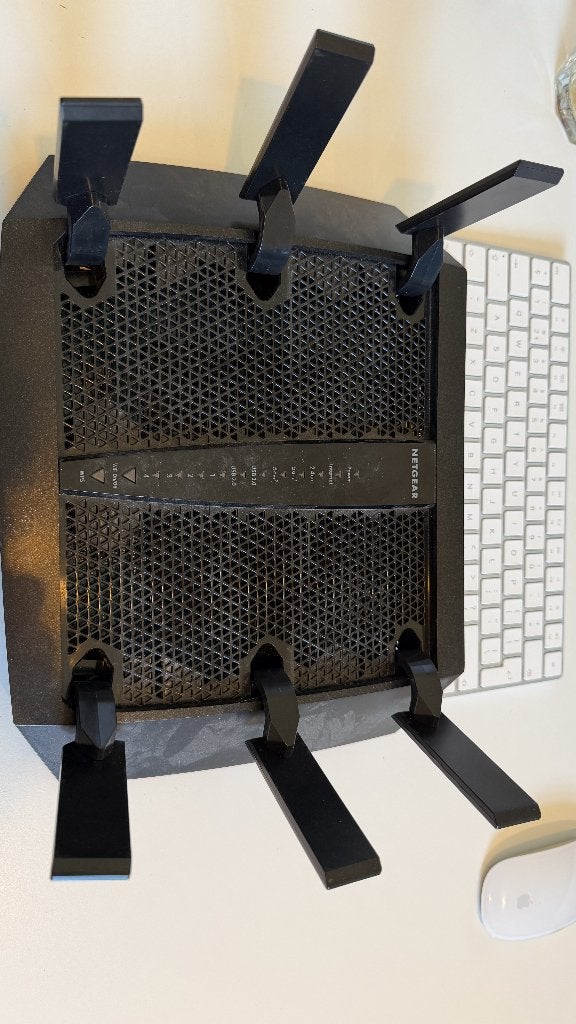 Netgear Nighthawk X6 (R8000) – Tri-Band AC3200 router, Computers en Software, Routers en Modems, Ophalen of Verzenden, Zo goed als nieuw