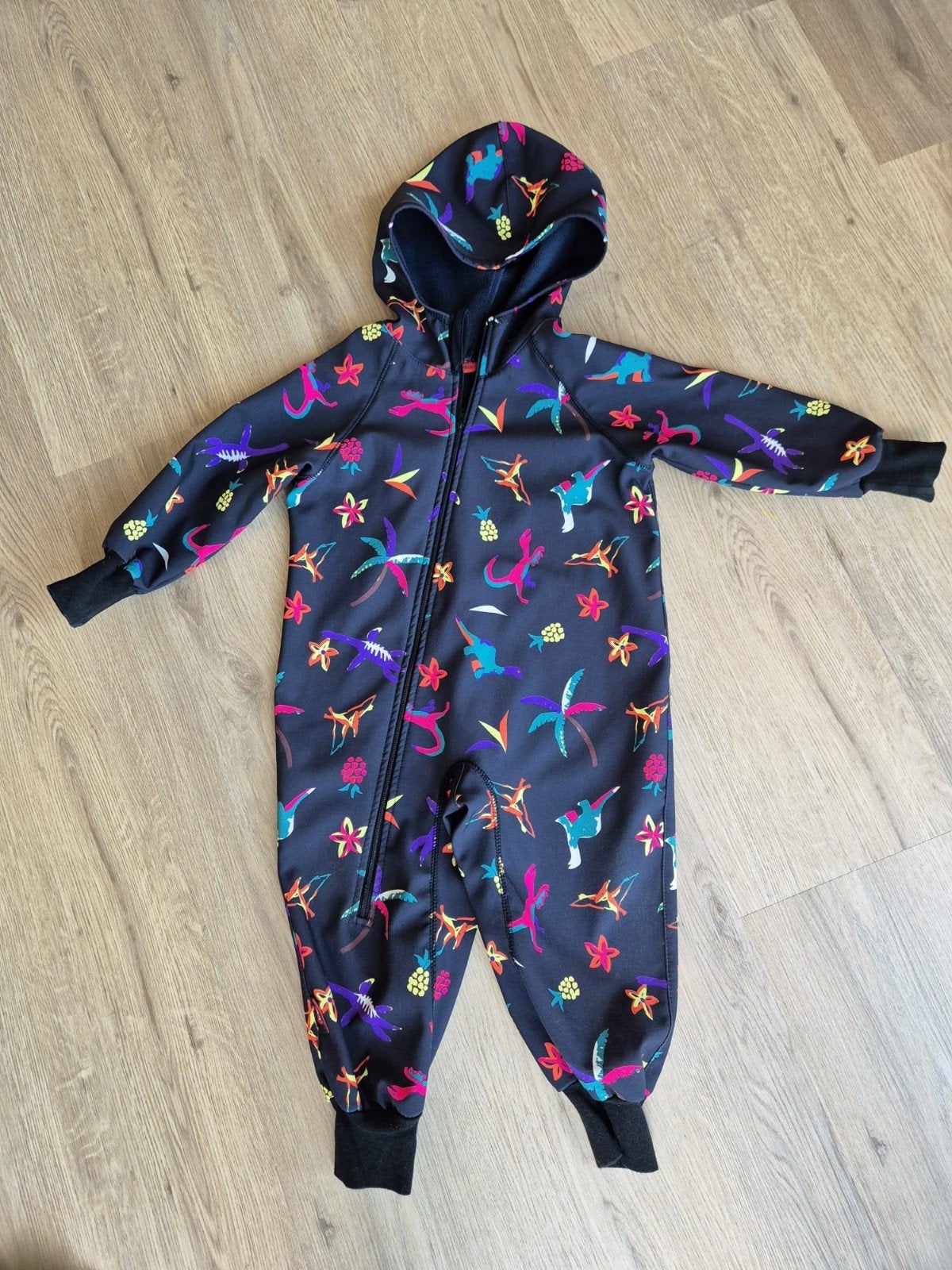 Ielm pak Waterproof Softshell Overall Comfy Dino Maat 92, Ielm, Jongen of Meisje, Ophalen of Verzenden, Zo goed als nieuw