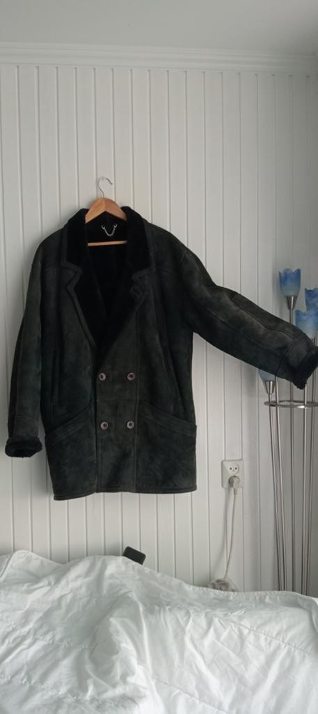 Vintage Lammy Coat shearling, Maat 52/54 (L), Zwart, Ophalen of Verzenden, Carlo Condini