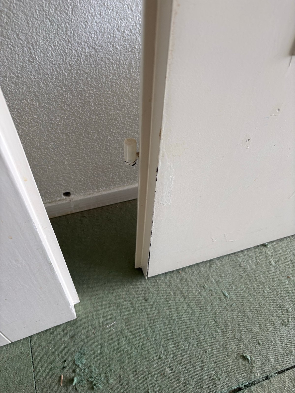 Glazen binnendeur met lichte schade onderkant, Ophalen, Gebruikt, Glas, Binnendeur