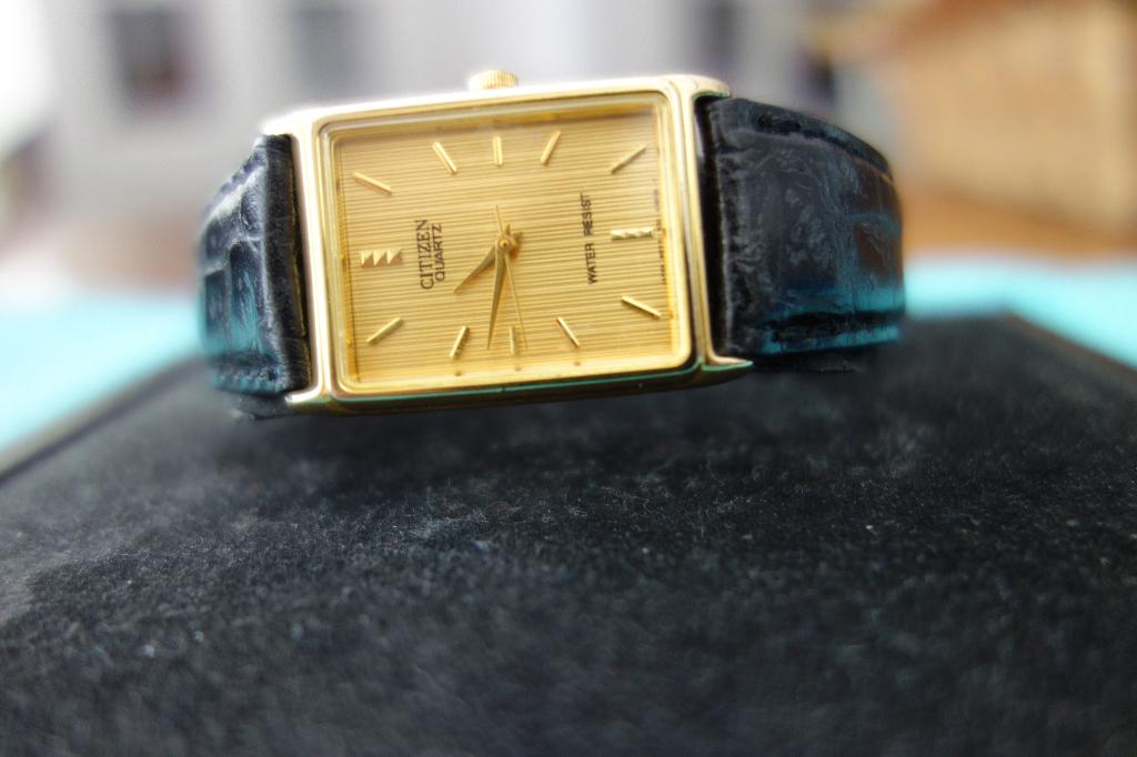 Citizen Tank Cartier, Sieraden, Tassen en Uiterlijk, Horloges | Dames, Seiko, Leer, Polshorloge, Ophalen of Verzenden