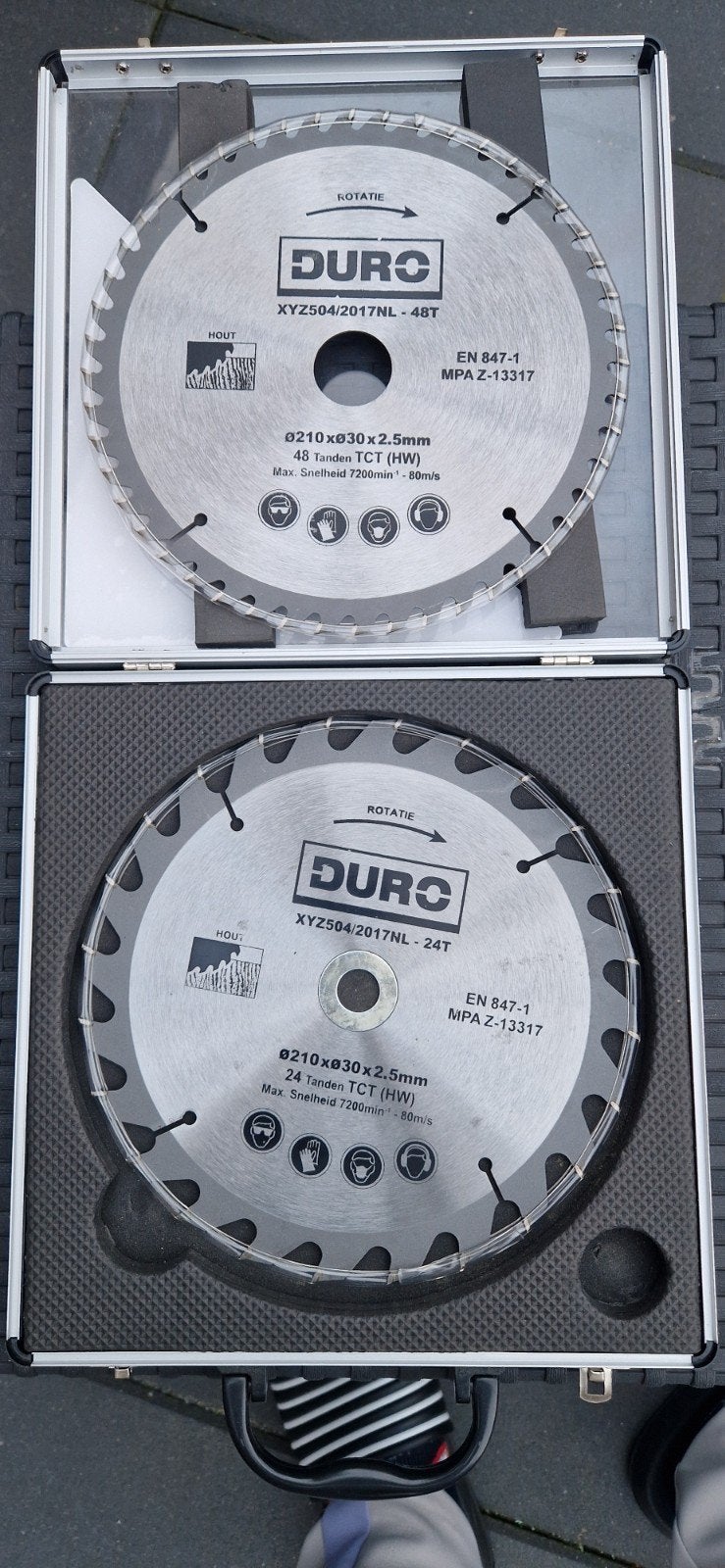 Duro Cirkelzaagbladen Set - 210mm voor Hout, Ophalen, Cirkelzaag, 70 mm of meer, Nieuw
