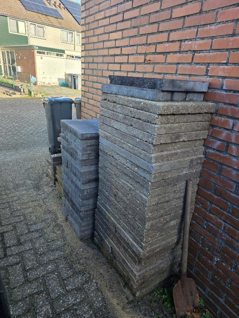 Tuin tegels, Ophalen, Gebruikt, 10 m² of meer, Beton