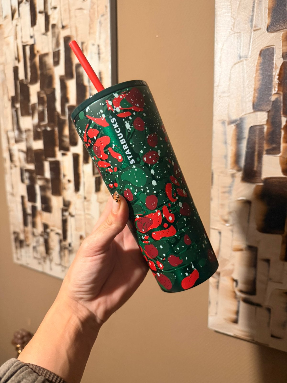 Stalen starbucks limited edition tumbler beker nieuw, Overige materialen, Ophalen of Verzenden, Zo goed als nieuw, Overige stijlen