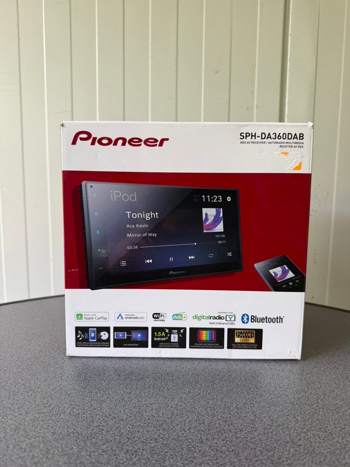 Pioneer SPH-DA360DAB - Multimedia Autoradio 6.8 Touchscreen, Ophalen of Verzenden, Zo goed als nieuw