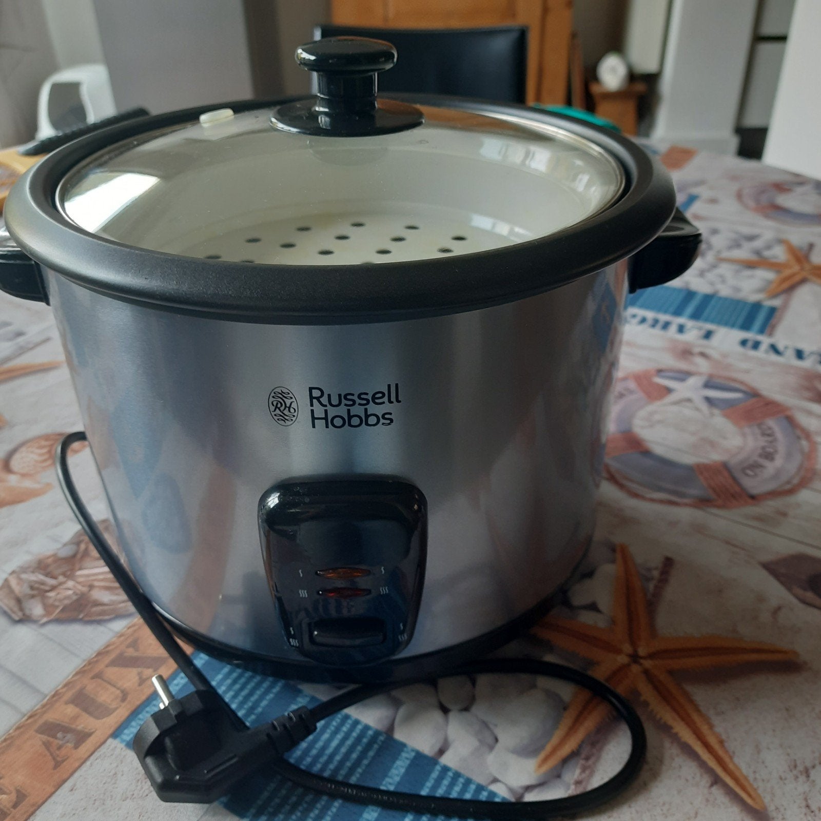 Rijstkoker Russell hobs met stoommandje, Ophalen