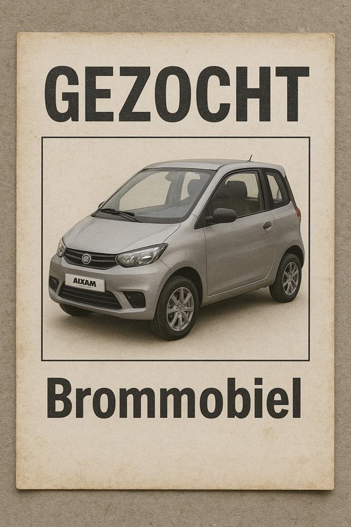 Gezocht!!  brommobiel | 45km | microcar | aixam | ligier |, Fietsen en Brommers, Ophalen, Zo goed als nieuw