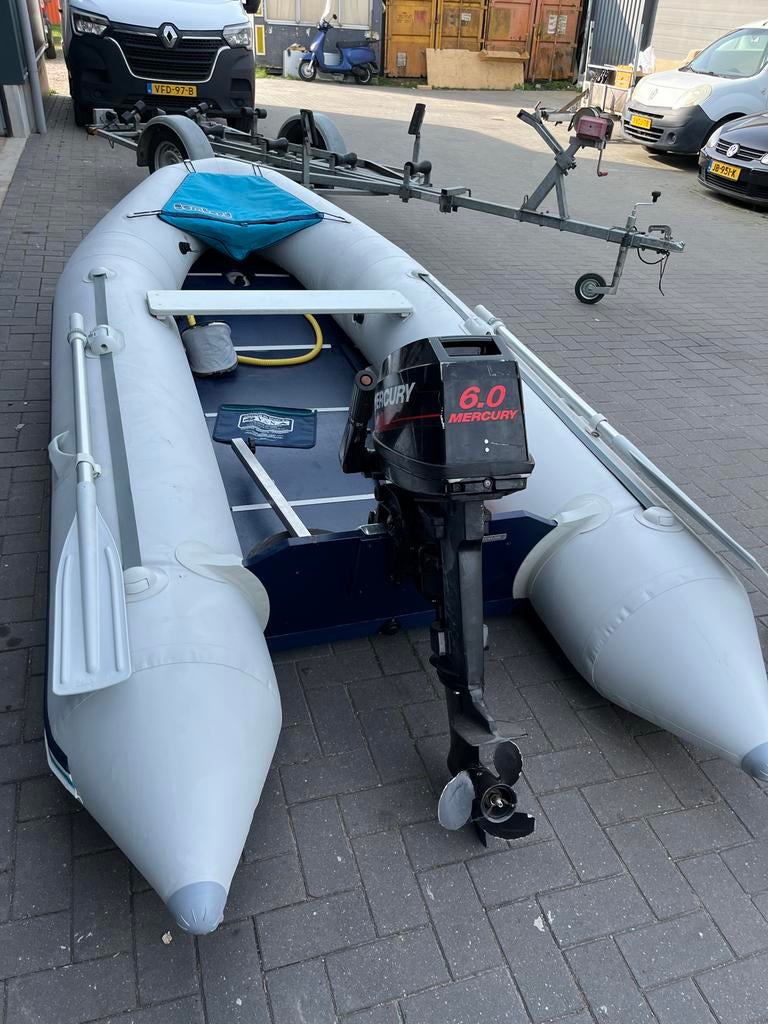 Typhoon Bombard RIB boot met Mercury 6.0 buitenboordmotor, Watersport en Boten, Rubberboten, Nieuw, Bombard, Overige materialen