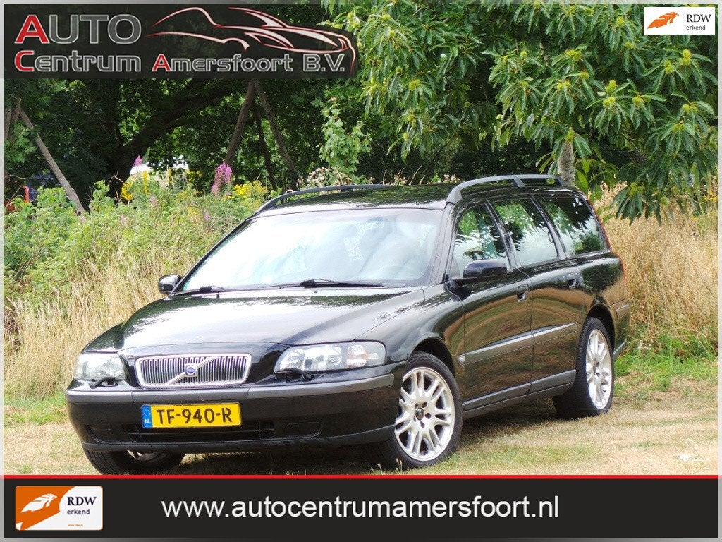 Volvo V70 2.4 Bi-Fuel Comfort Line ( INRUIL MOGELIJK ), Auto's, Volvo, Voorwielaandrijving, Zwart, Euro 4, 84 €/maand