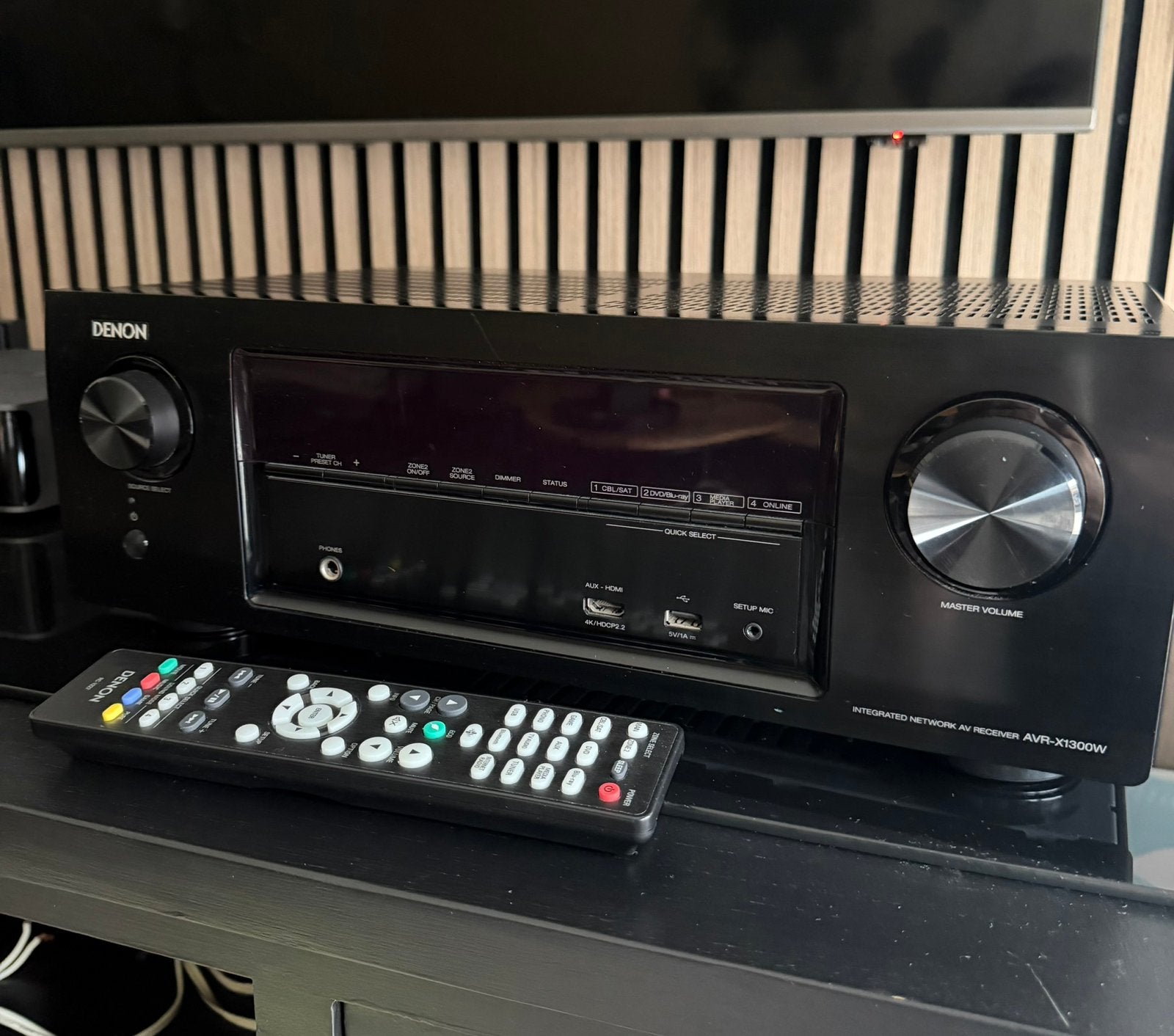 Denon AVR-X1300W AV Receiver, Ophalen, Gebruikt, Denon, 120 watt of meer