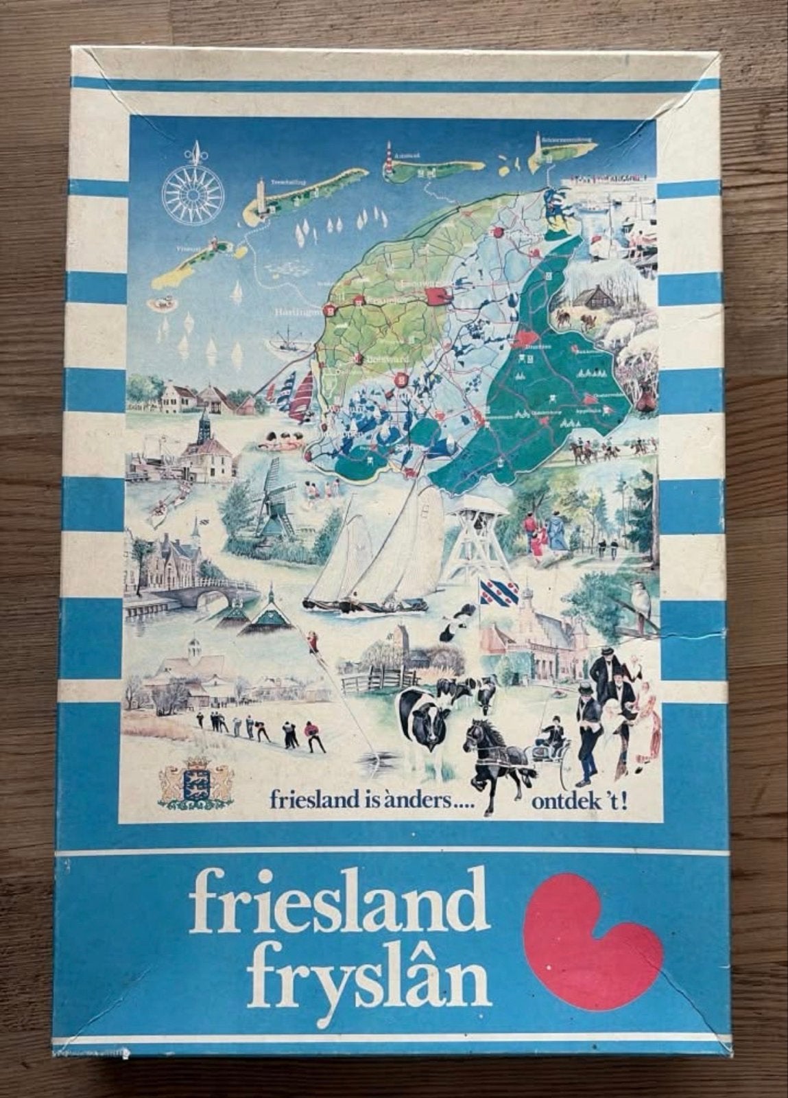 Friesland puzzel, Ophalen, 500 t/m 1500 stukjes, Gebruikt