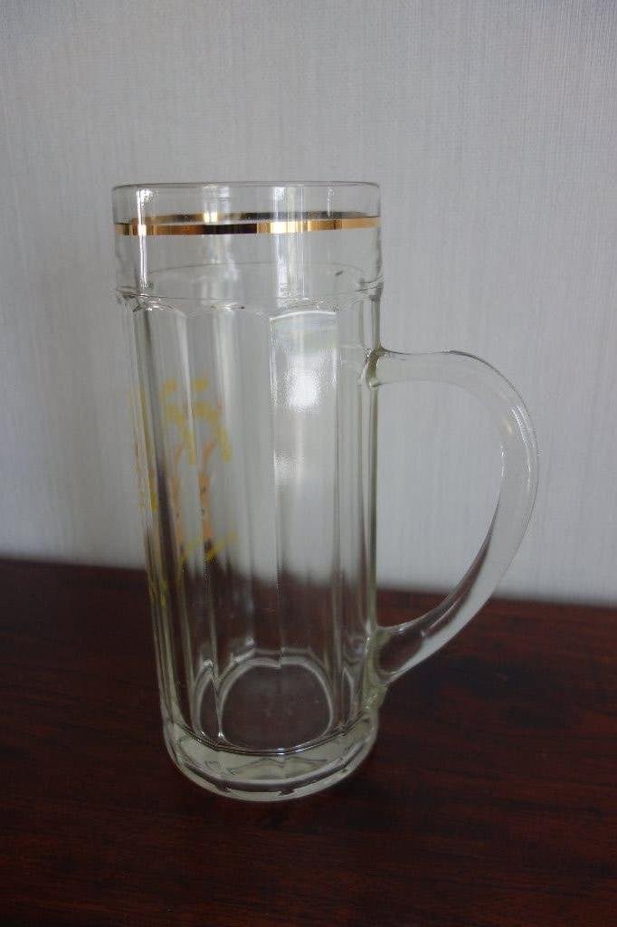 Bier pul Gasthof Goldener Hirsch 2 liter., Ophalen of Verzenden, Zo goed als nieuw, Pul(len), Overige merken