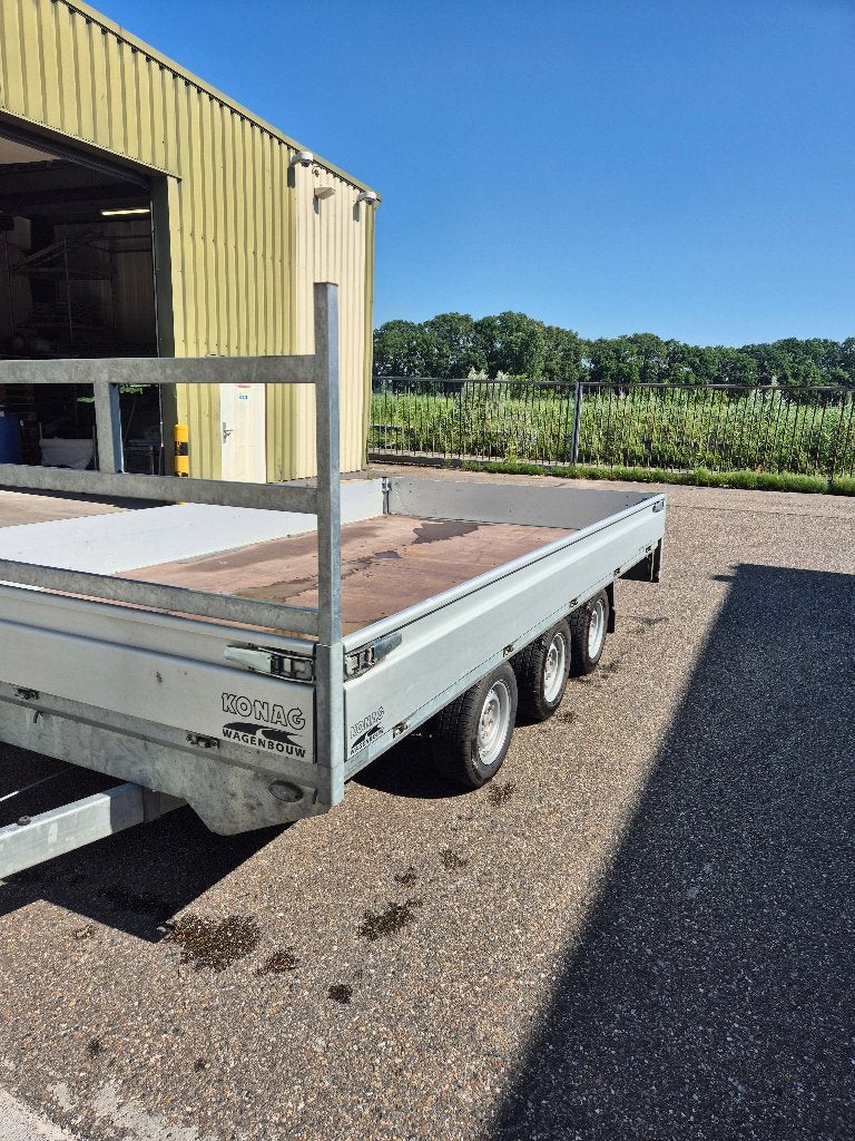 Henra Plateauwagen 3-asser 400 x 220 cm, Ophalen, Gebruikt