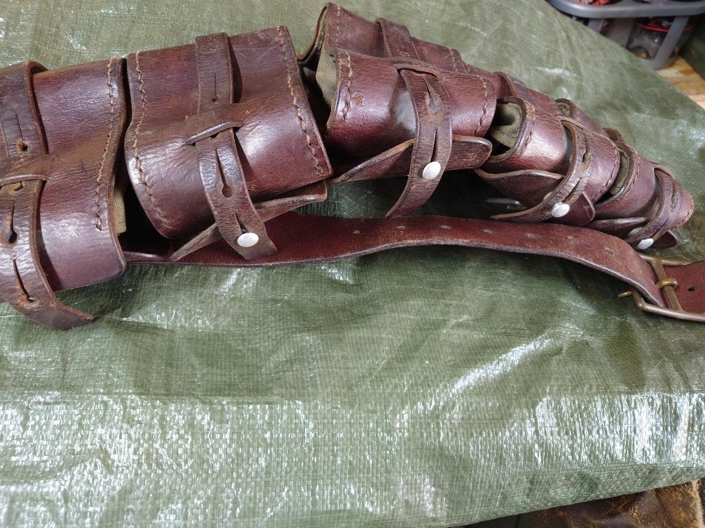 Swedish Pattern K98 Mauser Ammunition Bandolier, Ophalen of Verzenden, Landmacht, Duitsland