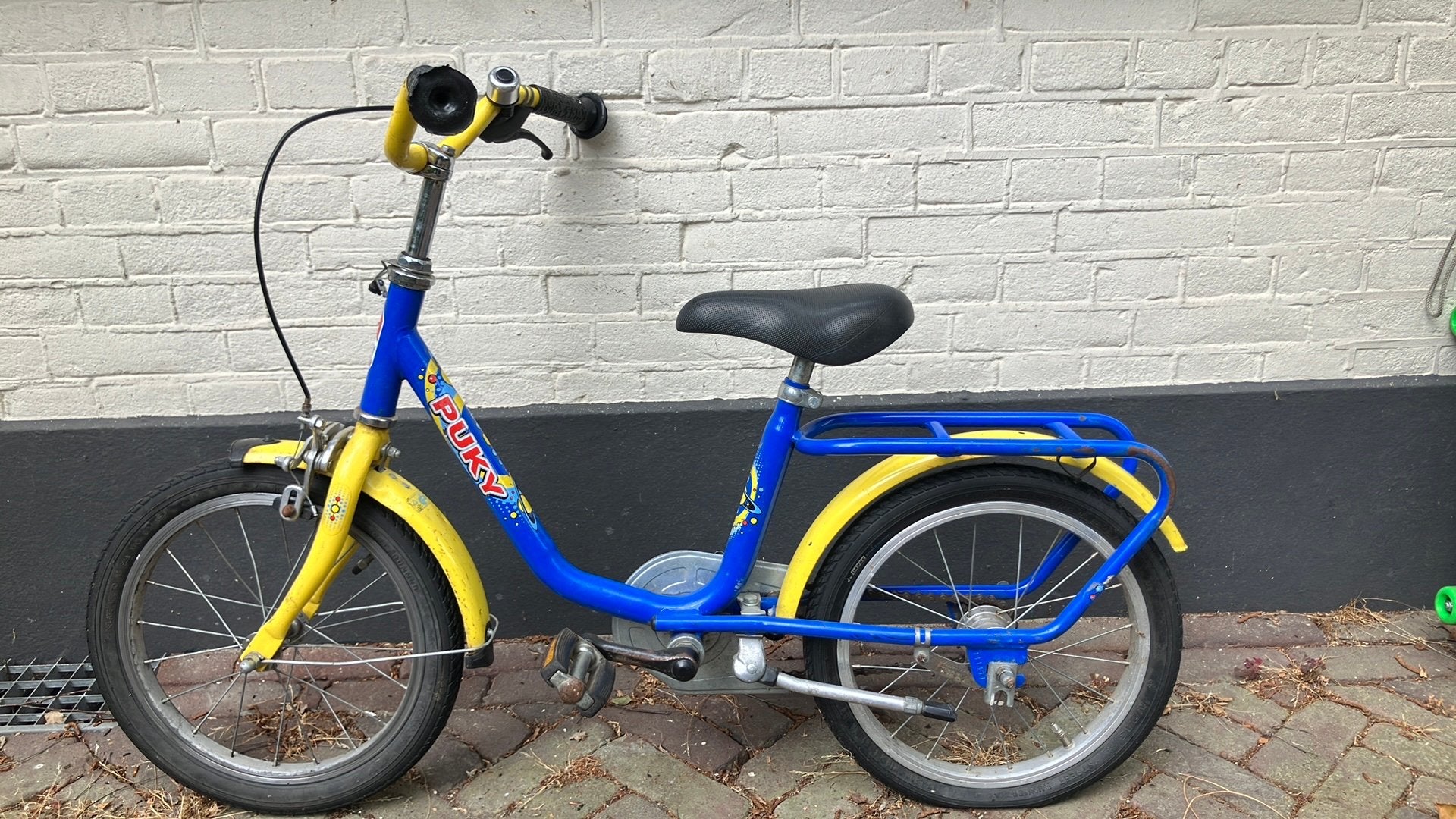 Puky fiets 16 inch, Fietsen en Brommers, Ophalen, Gebruikt, Terugtraprem, 16 tot 20 inch