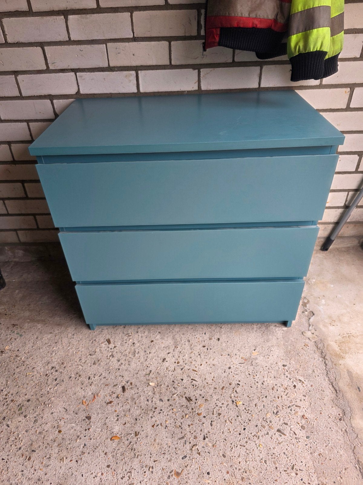 Ikea Malm Ladenkast met 3 Laden - Blauw/Groen, Huis en Inrichting, Ophalen, Gebruikt, 50 tot 100 cm, 3 of 4 laden