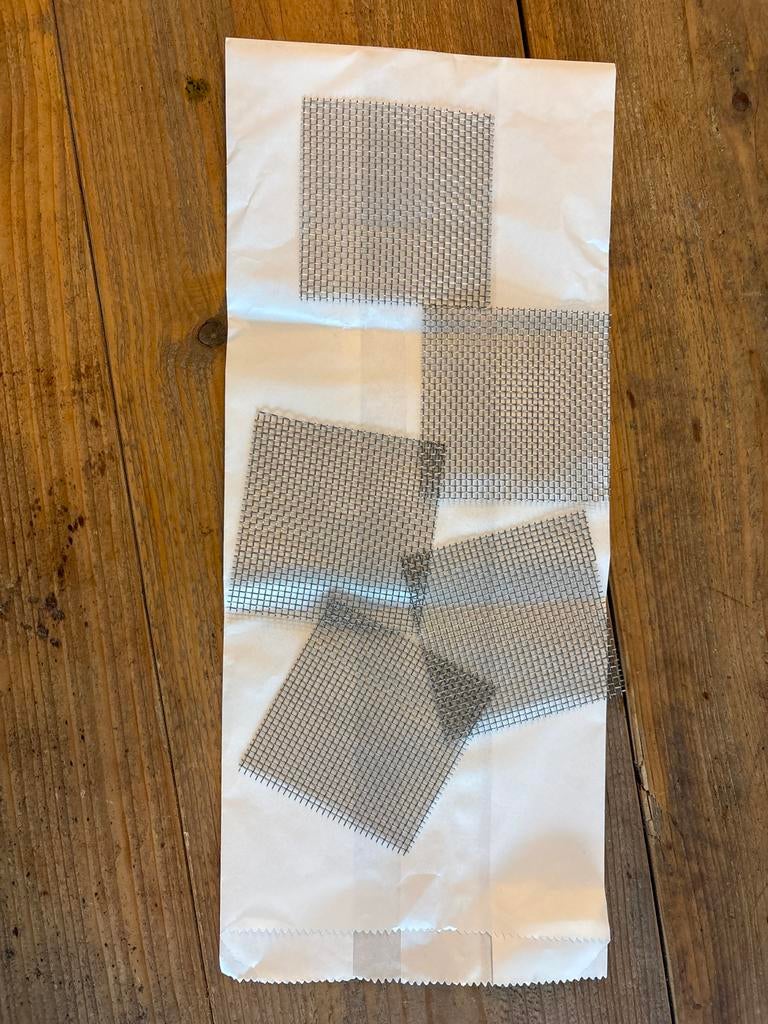 Fijnmazig gaas 10x10cm voor bevestigen mos of planten, Dieren en Toebehoren, Ophalen of Verzenden, Nieuw, Overige typen