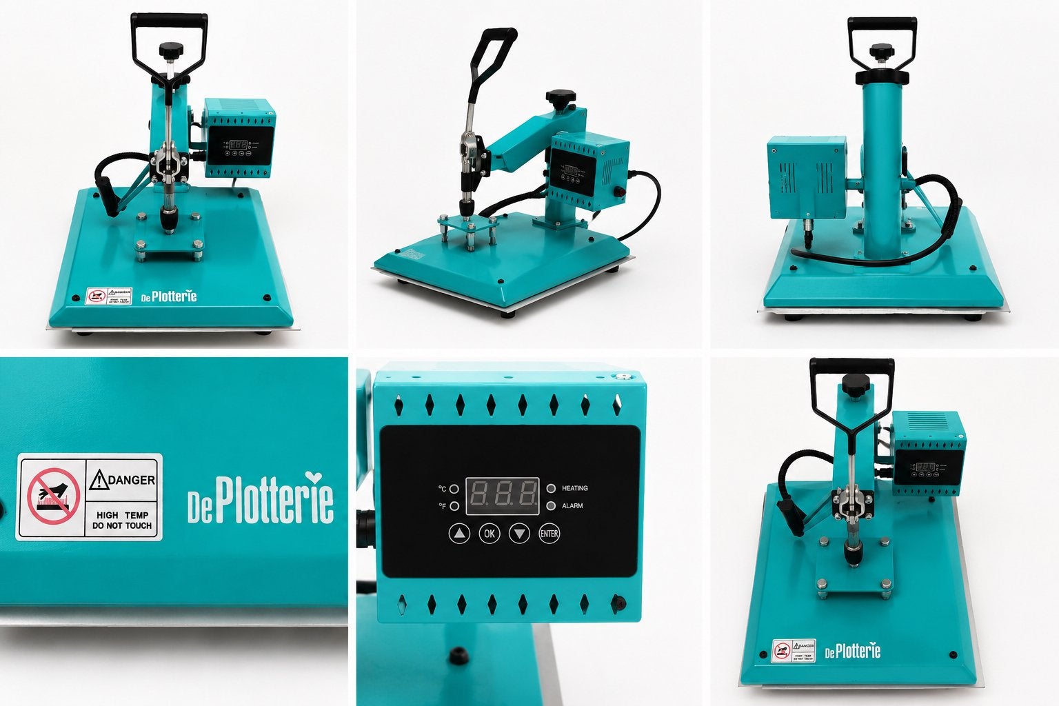 De Plotterie Transferpers / Hittepers - Digitaal Instelbaar, Gebruikt, Ophalen of Verzenden, Machine, Blauw