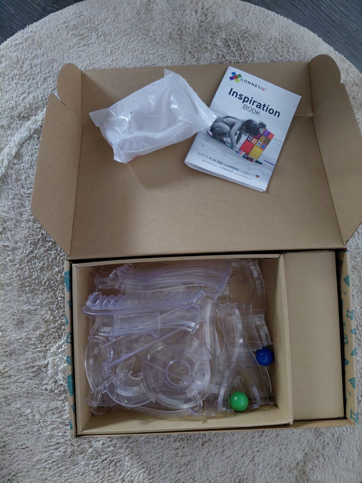 Nieuw! Connetix Rainbow Ball Run Knikkerbaan Pack, Kinderen en Baby's, Speelgoed | Educatief en Creatief, Ophalen, Nieuw, Bouwen
