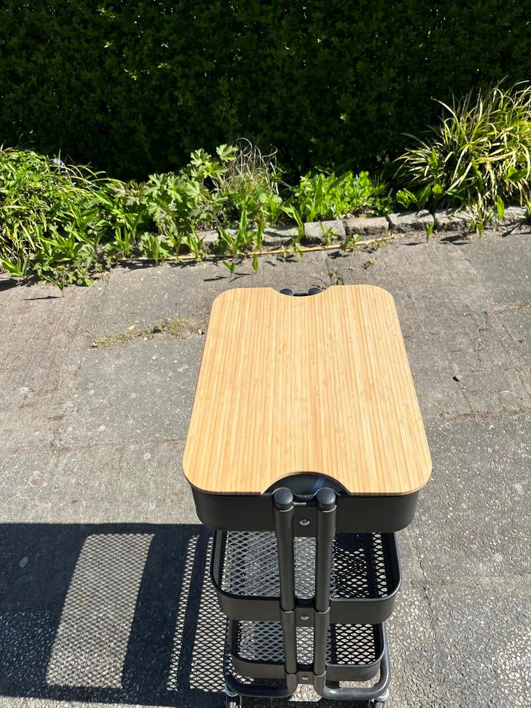 Ikea RÅSKOG/NORRÅVA rolkast met deksel, Huis en Inrichting, Kasten | Overige, Ophalen, Zo goed als nieuw