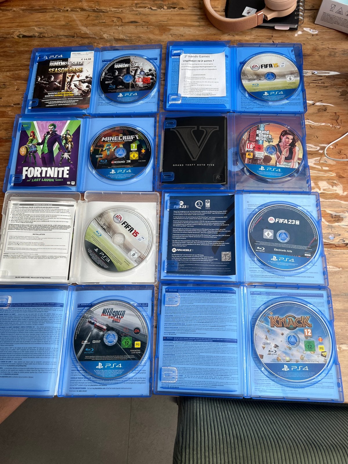 PS4 & PS3 Games: Knack, FIFA 23, GTA V, Minecraft verkocht!!, Spelcomputers en Games, Ophalen of Verzenden, Gebruikt, Overige genres