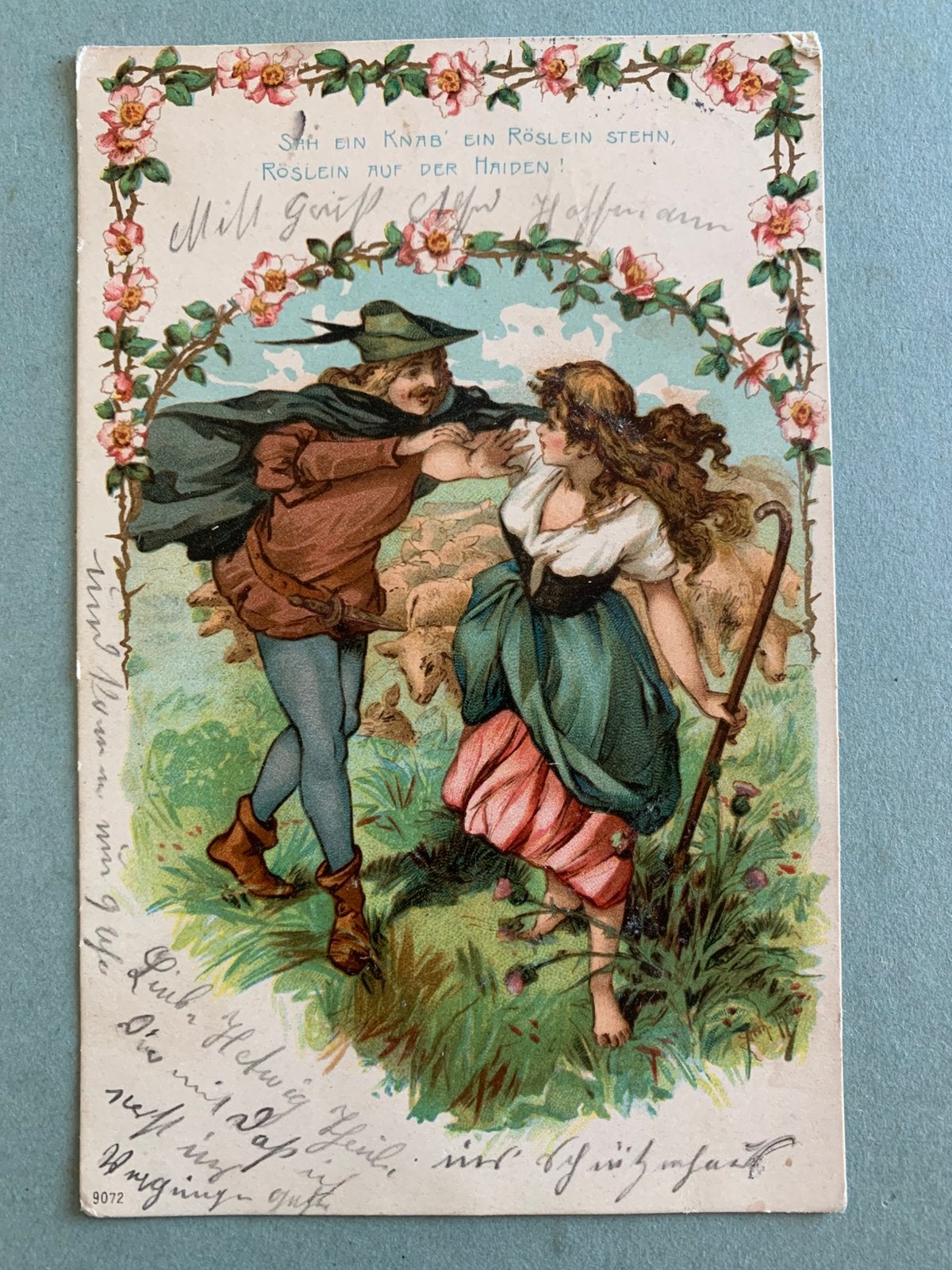 1905 Herderinnetje, Ophalen of Verzenden, Voor 1920, Gelopen, Overige thema's