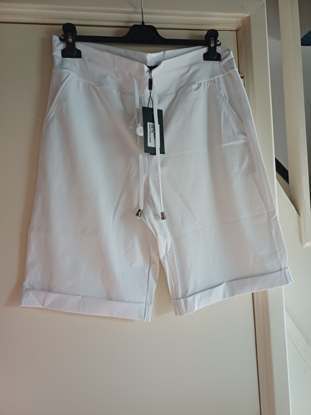 Mi piace travel Bermuda White - Maten XS, S en XXL, Kort, Wit, Maat 46/48 (XL) of groter, Onbekend