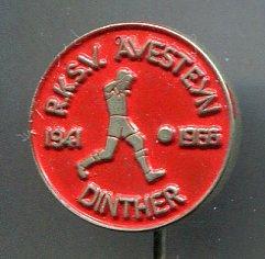 R.K.S.V. Avesteyn zilverkl voetbal speldje ( Z_090 ), Verzenden, Zo goed als nieuw, Sport, Speldje of Pin