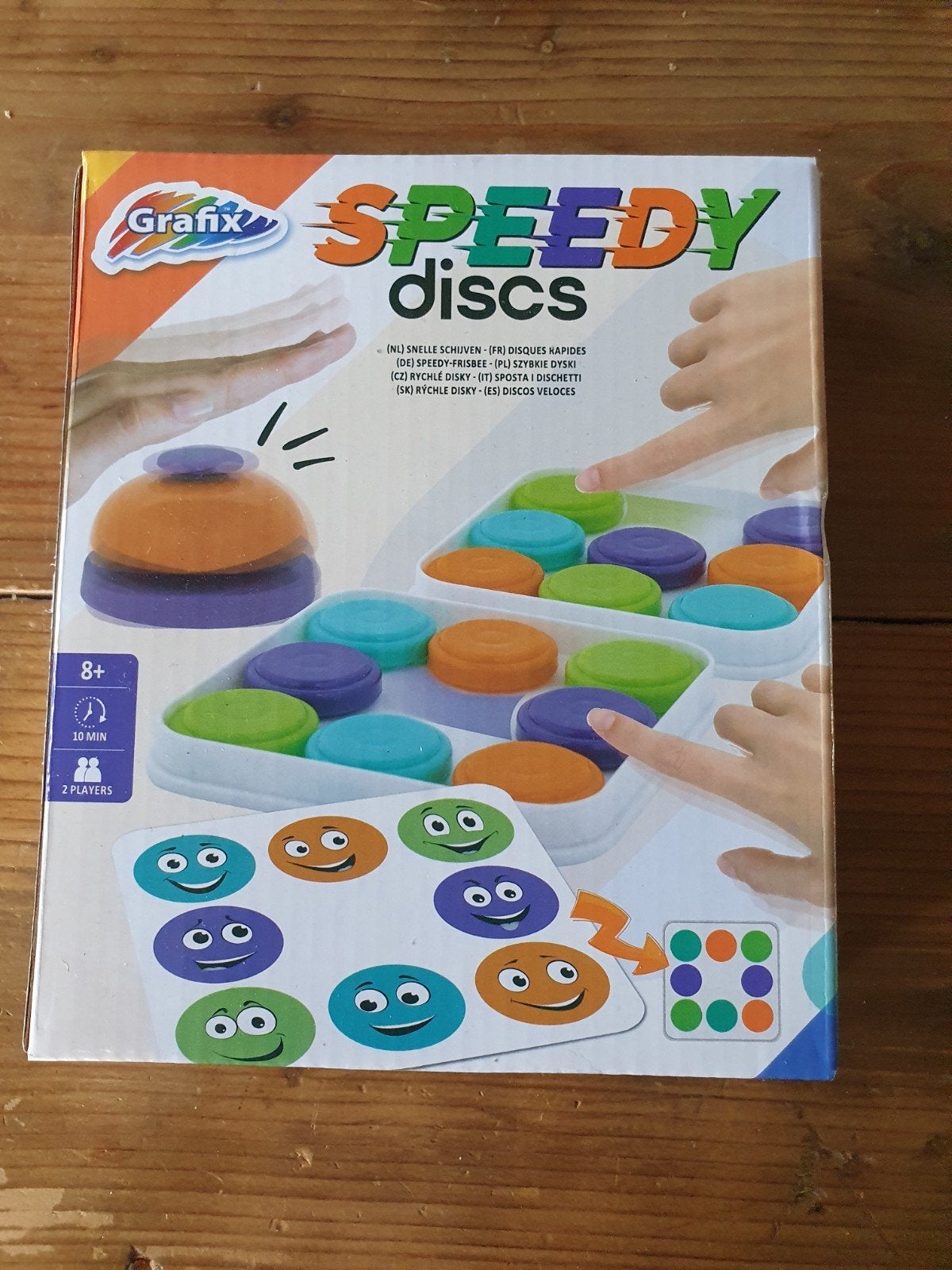 Speedy Discs Bordspel - Grafix - Zo goed als nieuw, Hobby en Vrije tijd, Gezelschapsspellen | Bordspellen, Een of twee spelers