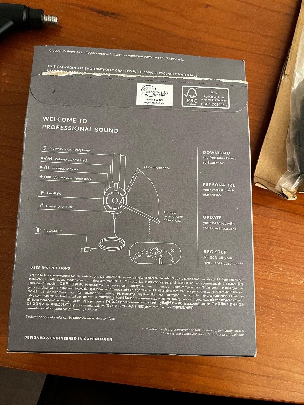 Jabra Evolve2 40 SE Headset (NIEUW!), Nieuw, Ophalen of Verzenden, Over-ear, Jabra