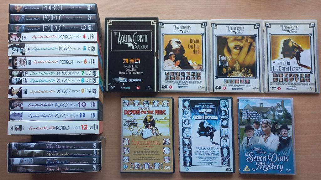 Agatha Christie - Poirot, Miss Marple, Boxsets, losse films, Vanaf 12 jaar, Verzenden, Zo goed als nieuw, Detective en Krimi