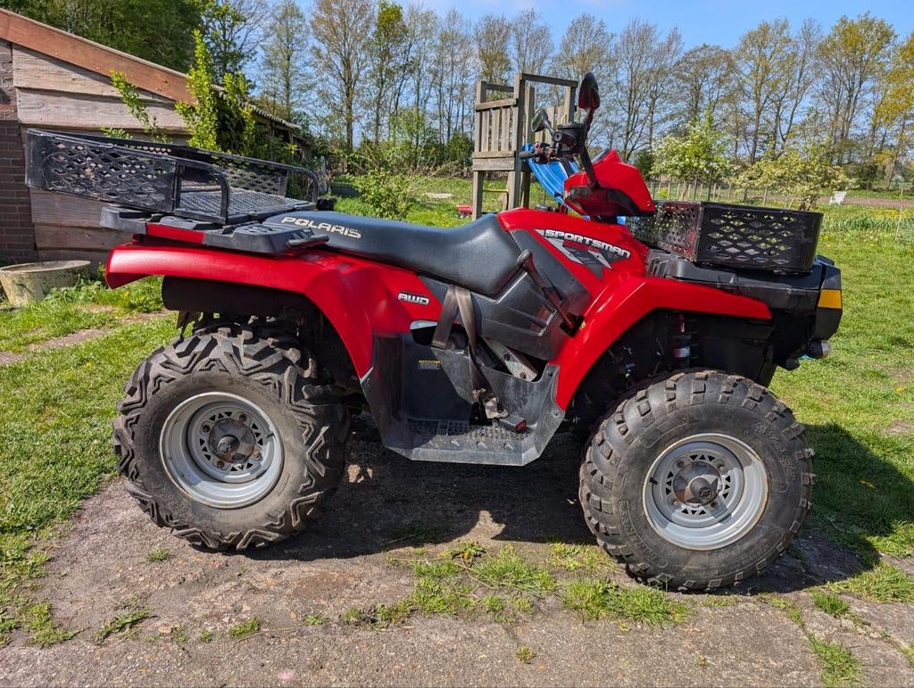 Polaris Sportsman 500 auto kenteken, Motoren, Quads en Trikes, 1 cilinder, 500 cc