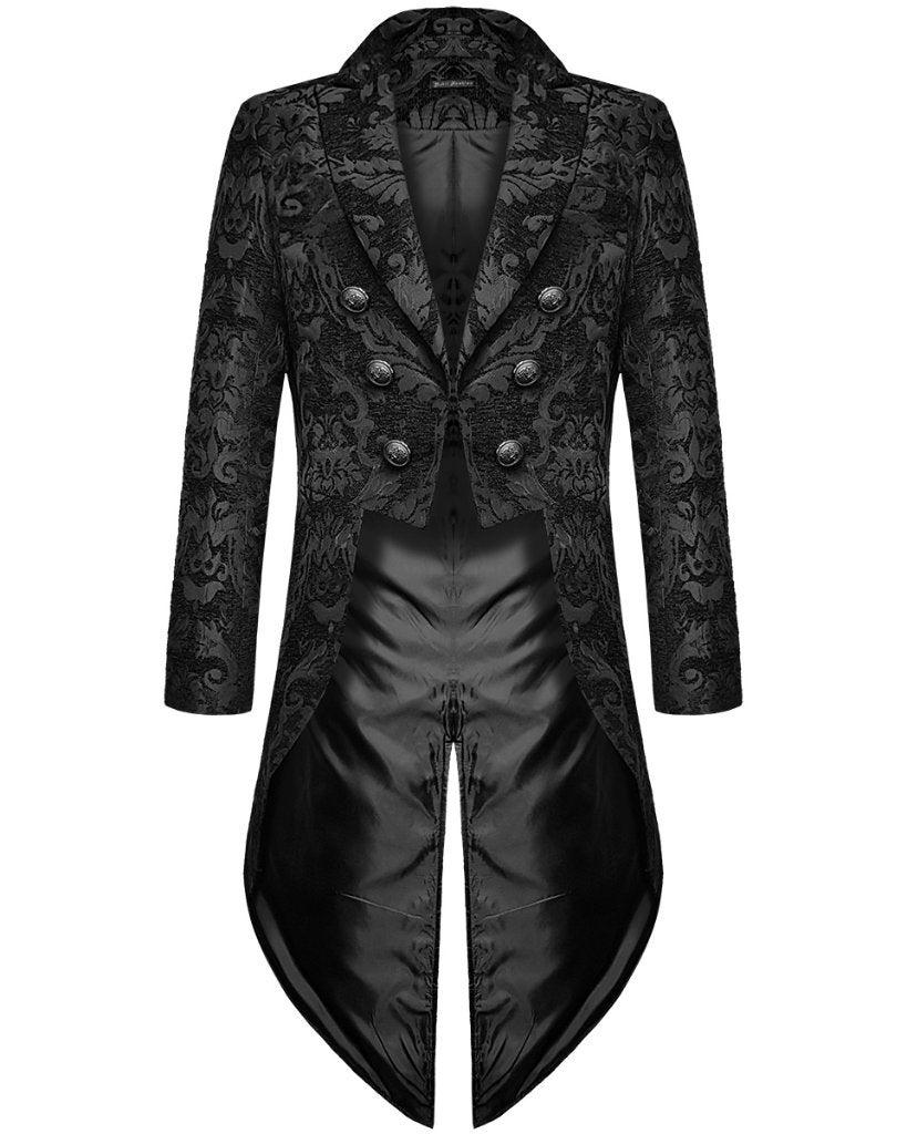 Zwarte victoriaanse heren tailcoat jas / steampunk gothic, Verzenden, Nieuw, Overige maten, Kleding