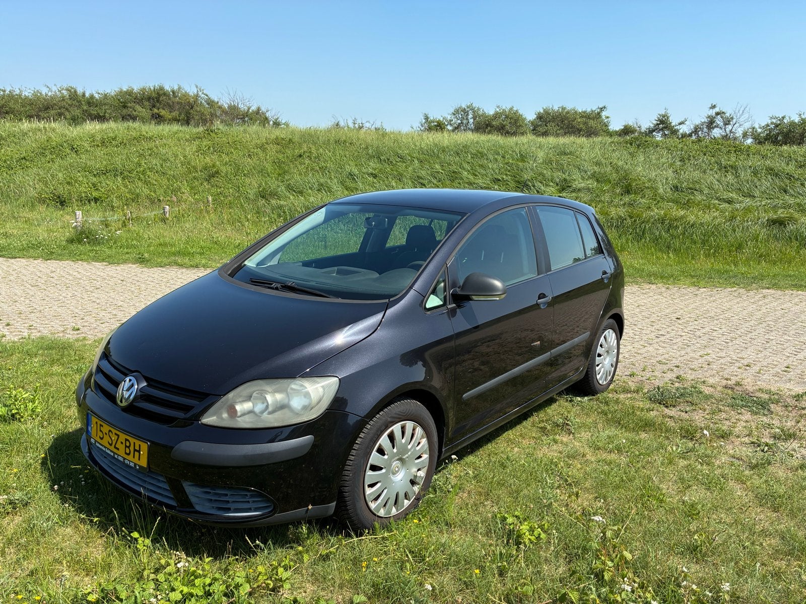 Volkswagen Golf Plus 1.4 16V 59KW 2006 Zwart, Auto's, Volkswagen, Particulier, Golf Plus, Airbags, Centrale vergrendeling, Elektrische buitenspiegels