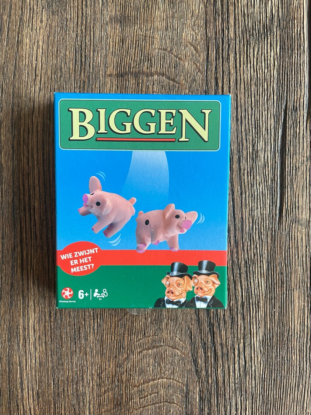 Biggen - Wie zwijnt er het meest? (ongespeeld), Vijf spelers of meer, Ophalen of Verzenden, Nieuw, Winning Moves