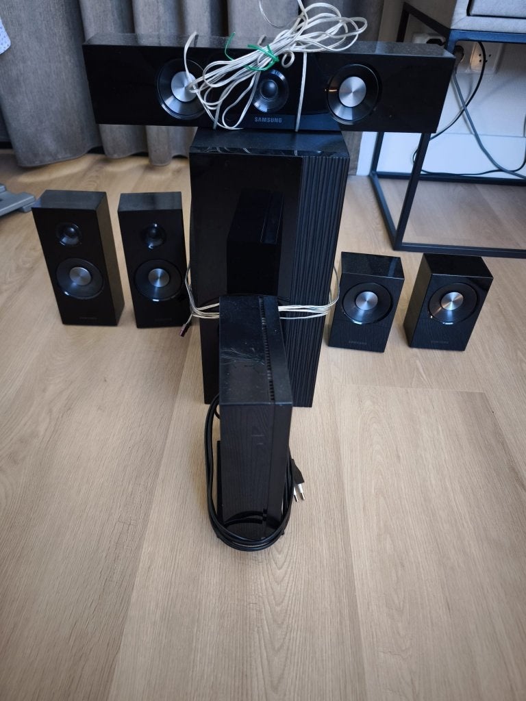 Samsung HTD5500-5.1home cinema set-3D Blu-ray, Gebruikt, Blu-ray-speler, 70 watt of meer, 5.1-systeem