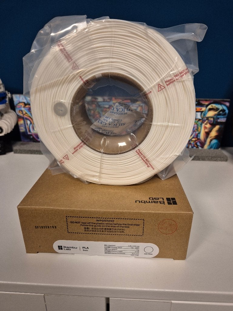 Bambu Lab PLA Basic refill - Jade White (1kg), Computers en Software, 3D-printerbenodigheden, Nieuw, Filamentrollen, Ophalen of Verzenden