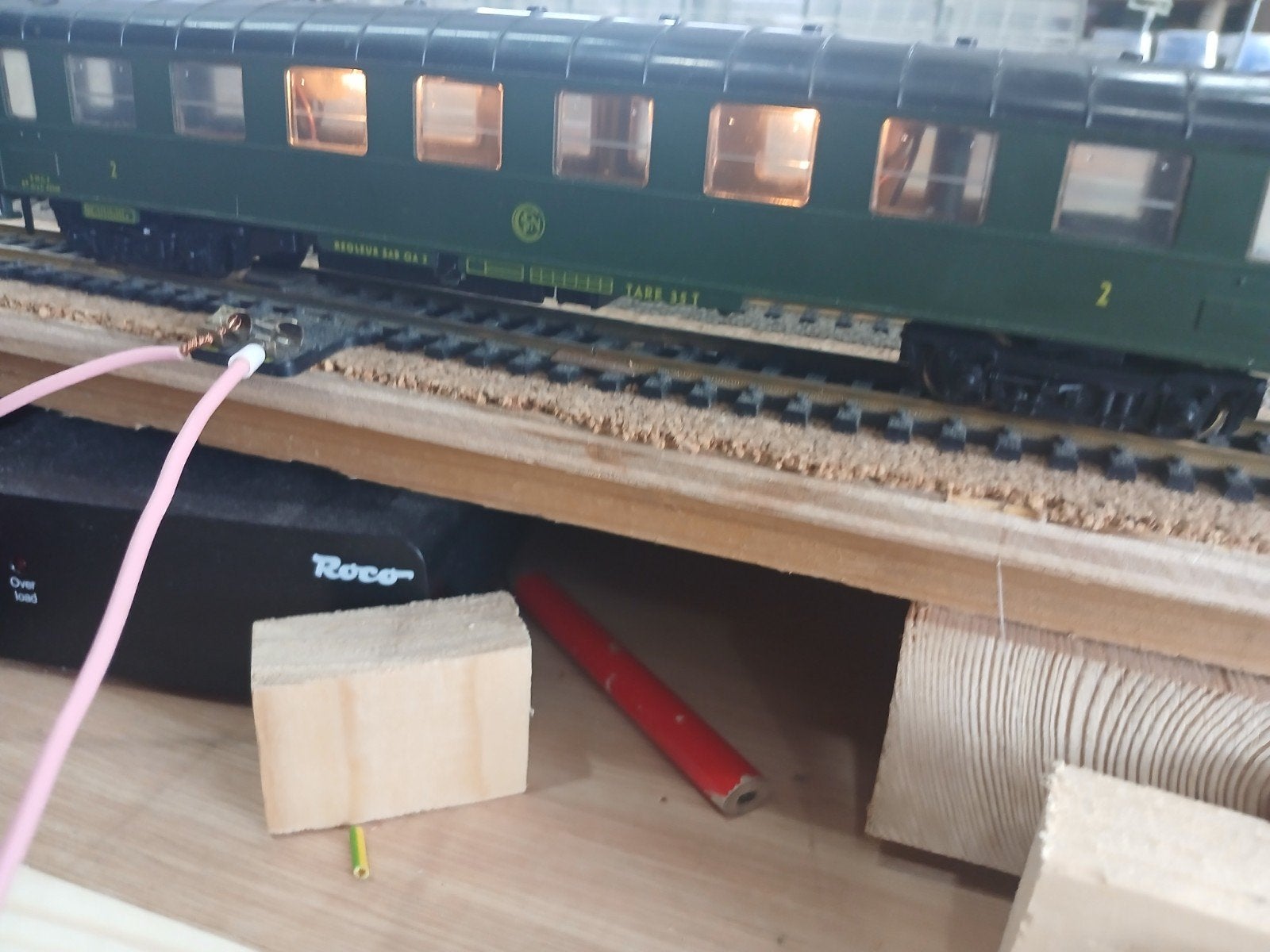 Fleischmann HO Wagon met verlichting, Hobby en Vrije tijd, Modeltreinen | H0, Ophalen of Verzenden, Gebruikt, Wagon, Fleischmann