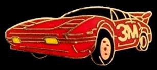 Ferrari 3 M pin- rood, Verzamelen, Verzenden, Nieuw, Transport, Speldje of Pin