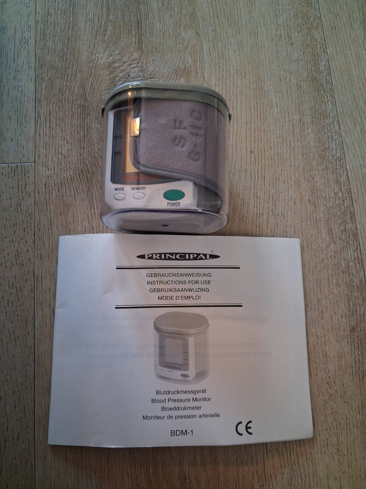 Bloeddrukmeter Principal BDM-1 met handleiding, Witgoed en Apparatuur, Ophalen of Verzenden, Gebruikt, Overige typen