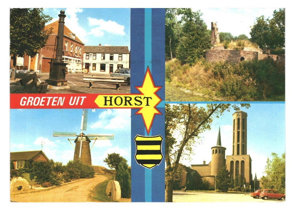 984064 Horst Limburg 80+ Gelopen met Postzegel