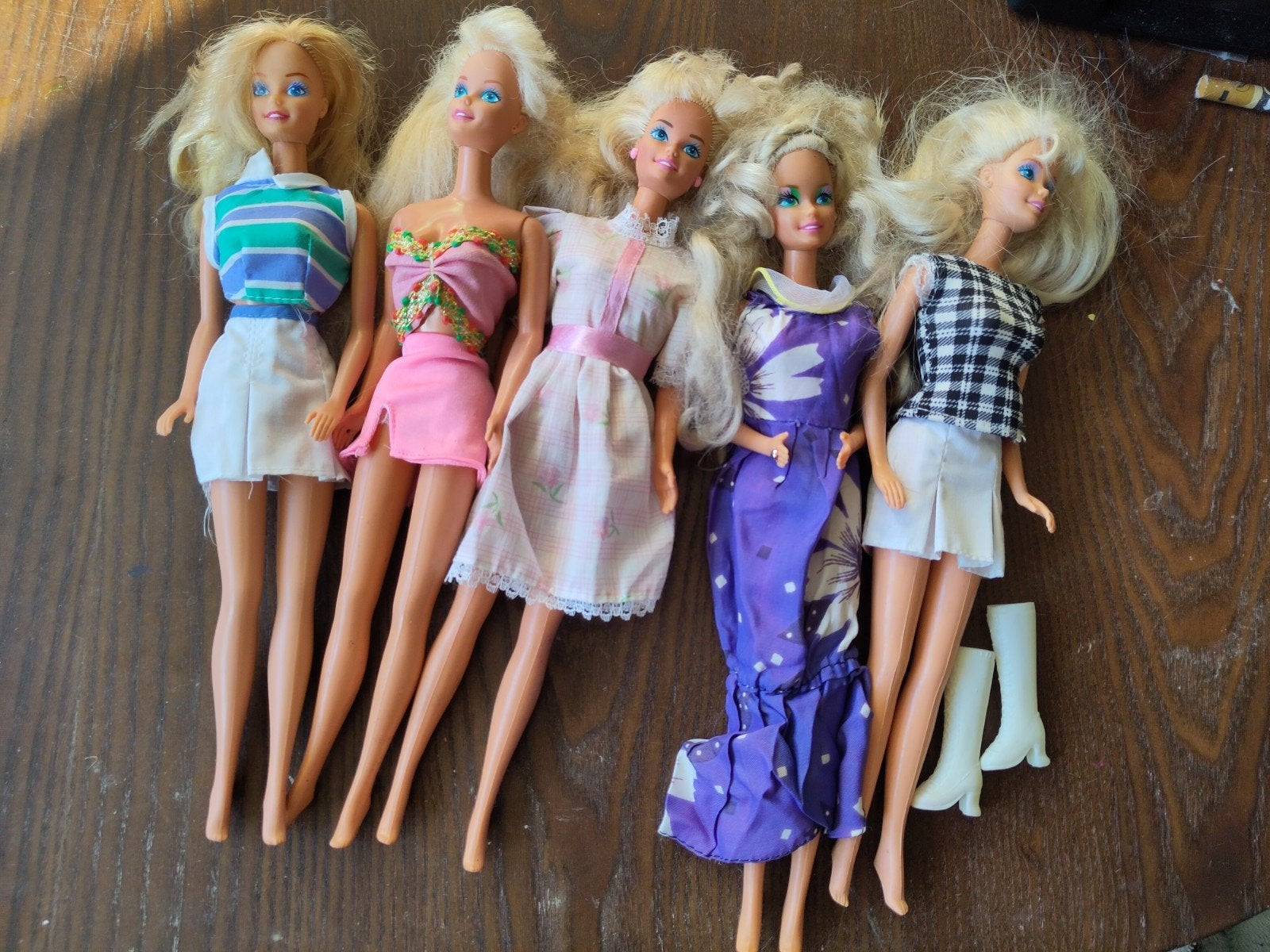5 Barbie ''s, Ophalen of Verzenden, Gebruikt, Pop