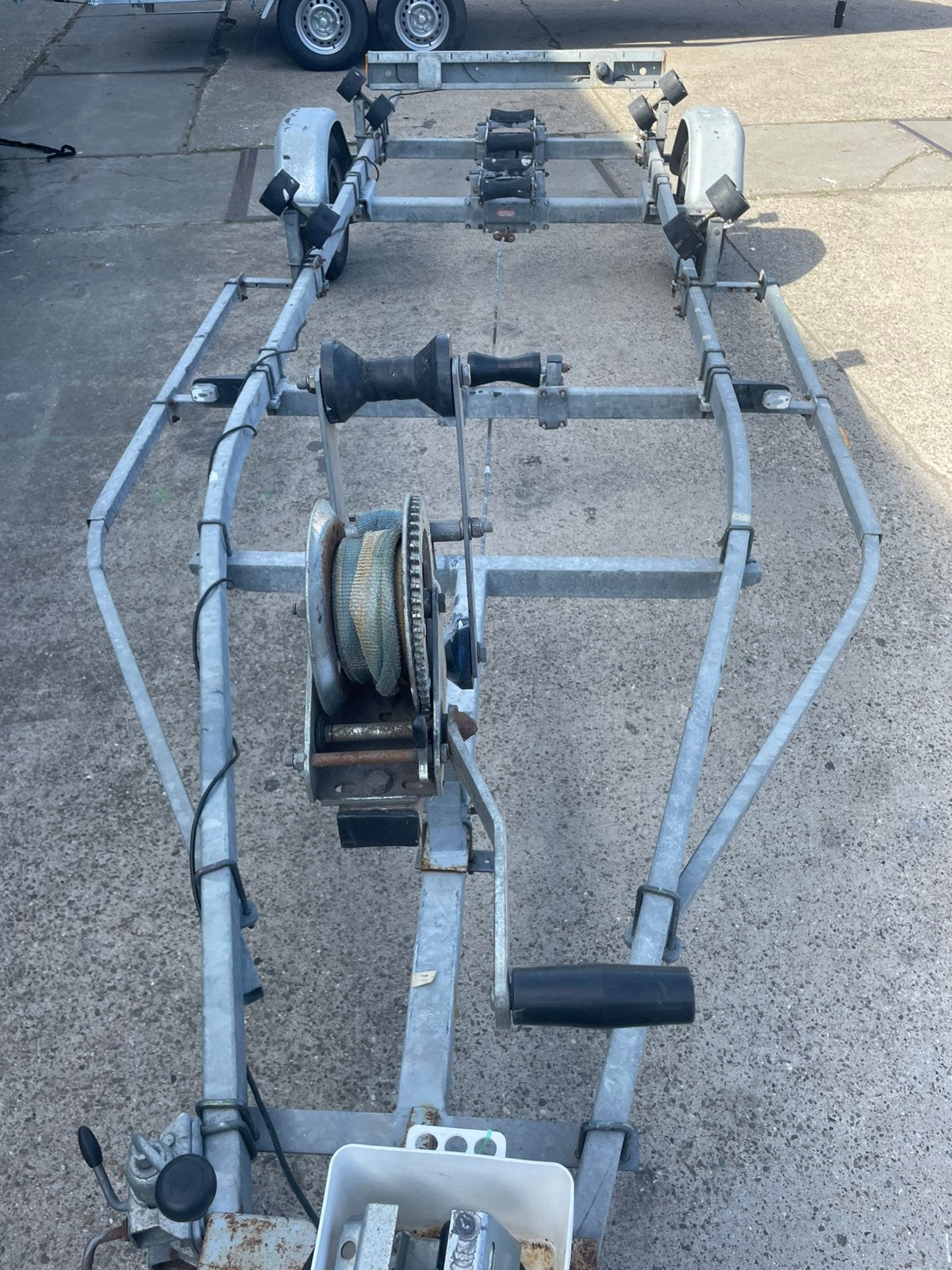 Geremde kalf trailer 1050 kilo, Ophalen, Minder dan 1500 kg, Gebruikt, Overige typen