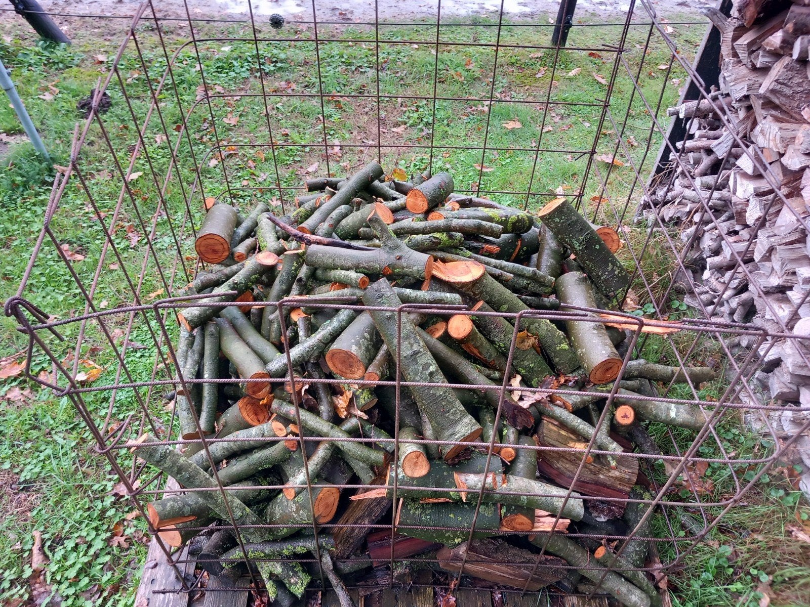 openhaardhout haardhout stookhout, beuk eik prunus, Tuin en Terras, Minder dan 3 m³, Ophalen