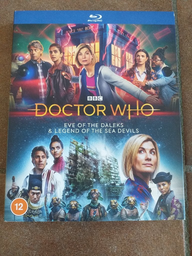 Doctor Who Eye of the Daleks & Legend of the Sea Devils Blu., Engels, Engels, Ophalen of Verzenden, Zo goed als nieuw
