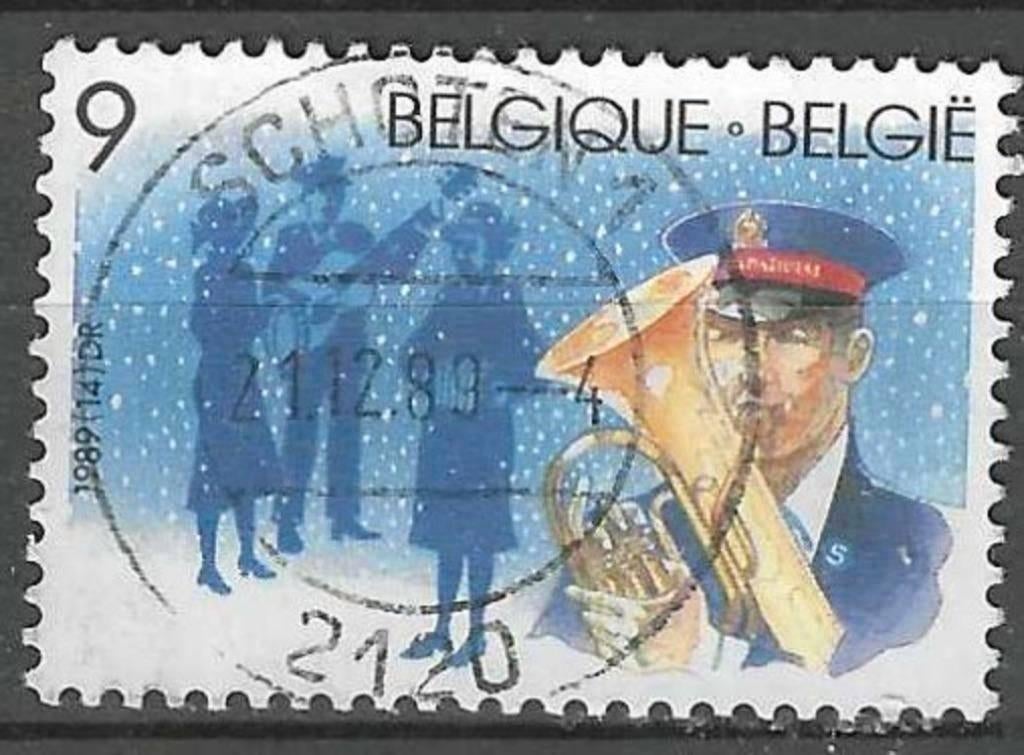 Belgie 1989 - Yvert/OBP 2345 - Kerstmis en Nieuwjaar (ST), Verzenden, Gestempeld, Kerst