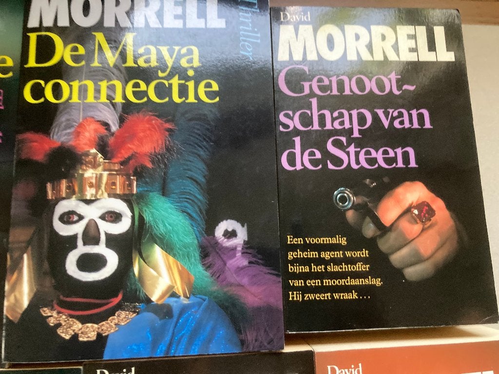 T.K. nog 7 boeken van David Morrel Zie actuele lijst, Ophalen of Verzenden, Gelezen, David Morrel, Wereld overig
