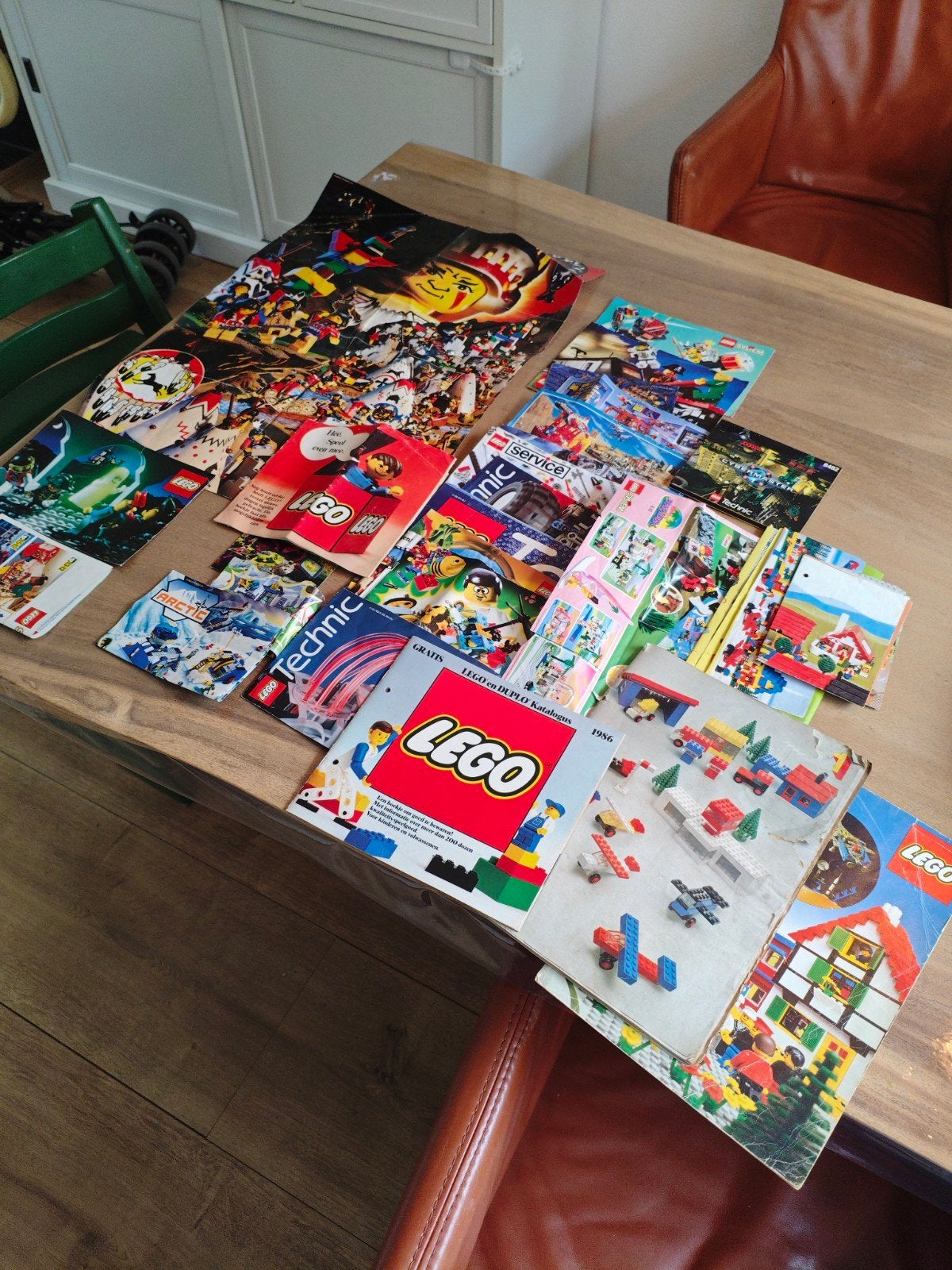 Lego boekjes en posters uit de jaren 80 en 90!, Ophalen of Verzenden, Gebruikt, Overige typen, Lego