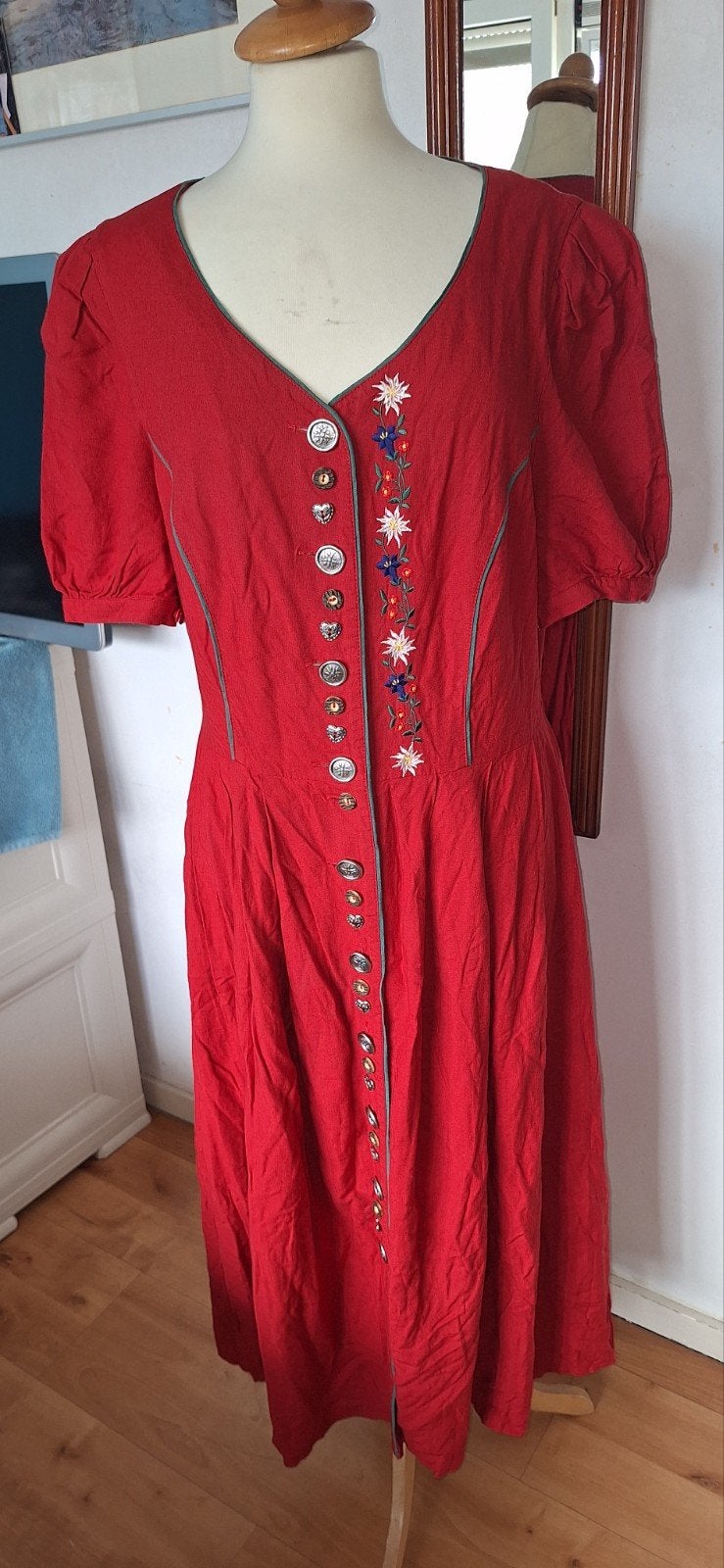 Dirndl Jurk Maat 44, Maat 42/44 (L), Lady Charme, Ophalen of Verzenden, Zo goed als nieuw